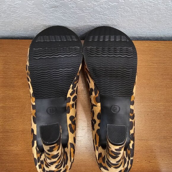 Ladies Mossimo Cheetah Print High Heels Shoes Size 9 Velvetty Texture Never Worn - Picture 9 of 13